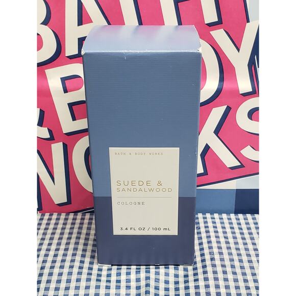 BBW Suede & Sandalwood Men's Collection Cologne 3.4 FL Oz. - Picture 1 of 2